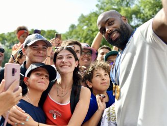 Teddy Riner au Playground