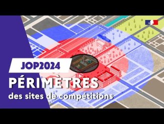 JOP2024 : périmètres des sites de compétitions