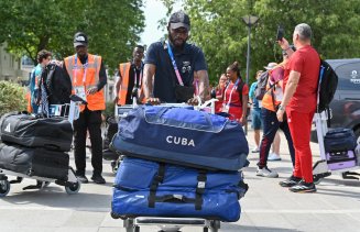 Arrivée des athlètes au Village Olympique